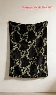 Gucci GG Monogram Lime Outline Flannel Blanket Vintage Wall Decor throw blankets IMG_2574